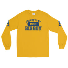 Load image into Gallery viewer, Men’s Premium Property Of Big Boy Records Blue (LS) Shirt