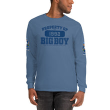 Load image into Gallery viewer, Men’s Property Of Big Boy Records' Blue (LS) Shirt