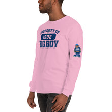 Load image into Gallery viewer, Men’s Property Of Big Boy Records' Blue (LS) Shirt