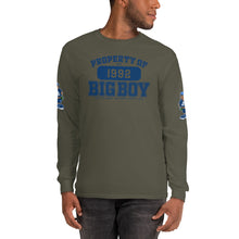 Load image into Gallery viewer, Men’s Property Of Big Boy Records' Blue (LS) Shirt