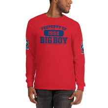 Load image into Gallery viewer, Men’s Property Of Big Boy Records' Blue (LS) Shirt