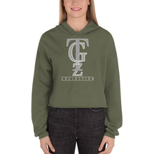 Load image into Gallery viewer, Premium Women's GTZ Classic Collection (Silver) Crop Hoodie