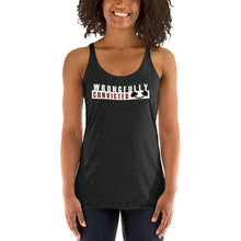 Load image into Gallery viewer, Premium Women's WrongFully Convicted Racerback Tank