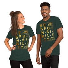 Load image into Gallery viewer, Premium Adult Ghetto Twiinz- Responsibility (Gold) T-Shirt (SS)