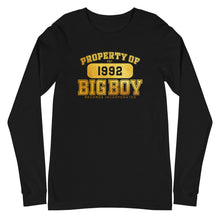 Load image into Gallery viewer, Premium Unisex Property Of Big Boy Records Gold (LS) Tee