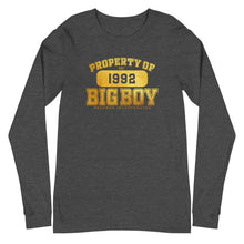 Load image into Gallery viewer, Premium Unisex Property Of Big Boy Records Gold (LS) Tee
