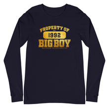Load image into Gallery viewer, Premium Unisex Property Of Big Boy Records Gold (LS) Tee