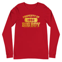 Load image into Gallery viewer, Premium Unisex Property Of Big Boy Records Gold (LS) Tee