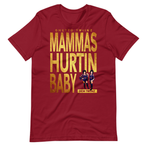 Premium Adult Ghetto Twiinz- Mammas Hurtin Baby T-Shirt (SS)