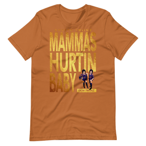 Premium Adult Ghetto Twiinz- Mammas Hurtin Baby T-Shirt (SS)