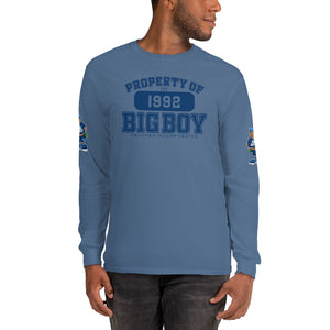 Men’s Property Of Big Boy Records' Blue (LS) Shirt