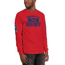 Load image into Gallery viewer, Men’s Property Of Big Boy Records&#39; Blue (LS) Shirt