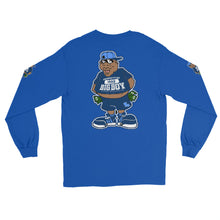 Load image into Gallery viewer, Men’s Premium Property Of Big Boy Records Blue (LS) Shirt