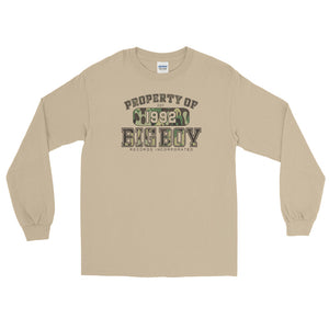 Men’s Premium Property Of Big Boy Records Camouflage Gear (LS) Shirt