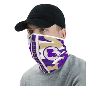 Purple and Gold Face Covering