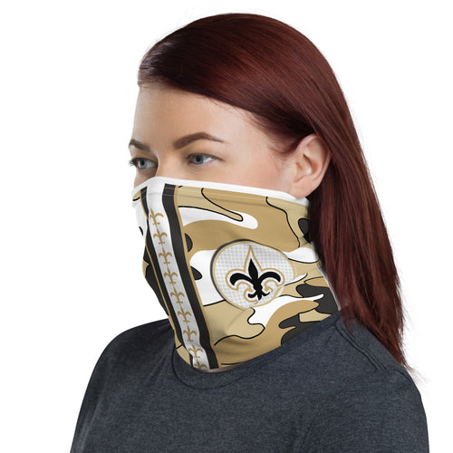Black and Gold Face Covering