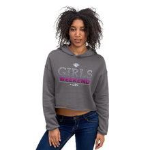Load image into Gallery viewer, Premium Adult Girls Weekend Crop Hoodie