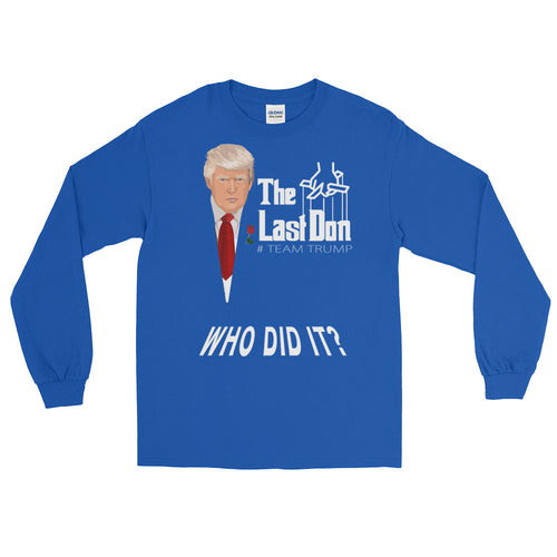 Adult Unisex Who Did It T-Shirt (LS)
