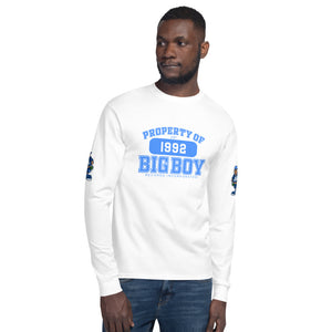 Men's Champion Premium Property Of Big Boy Records Blue (LS)  Shirt