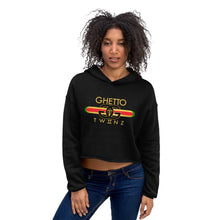 Load image into Gallery viewer, Premium Women&#39;s Ghetto Twiinz- GGT (Red) Crop Hoodie