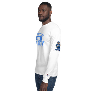 Men's Champion Premium Property Of Big Boy Records Blue (LS)  Shirt