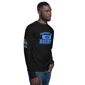 Men's Champion Premium Property Of Big Boy Records Blue (LS)  Shirt