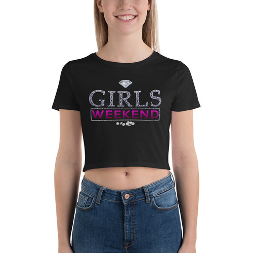 Premium Women’s Girls Weekend Crop Tee