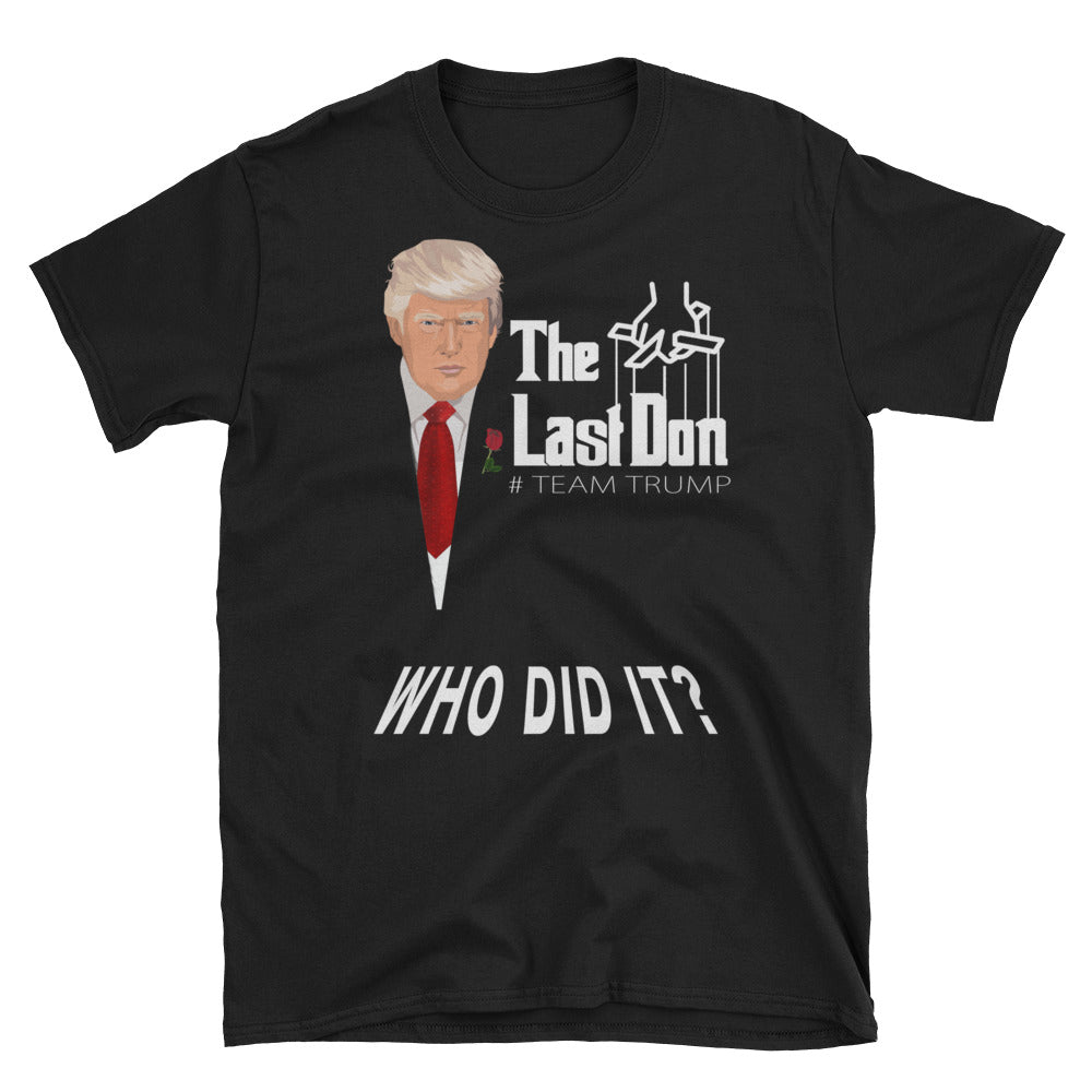Adult Unisex Who Did It T-Shirt (SS)