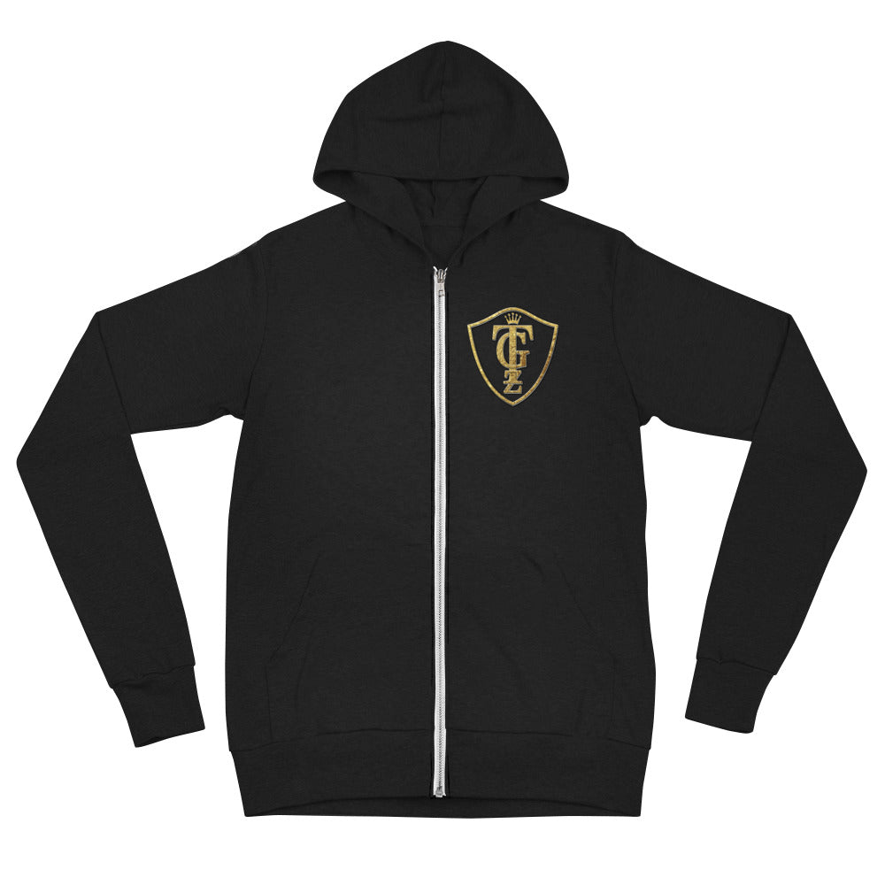 Premium Adult GTZ Classic Crown Collection (Gold) Zip Hoodie