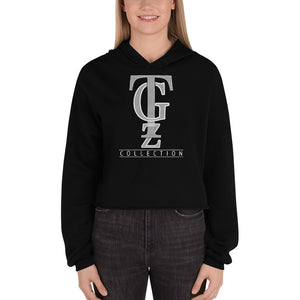 Premium Women's GTZ Classic Collection (Silver) Crop Hoodie