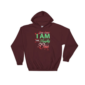 Adult Dear Santa- Naughty Hooded Sweatshirt