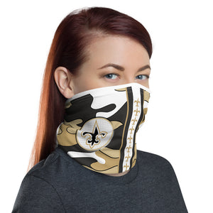 Black and Gold Face Covering