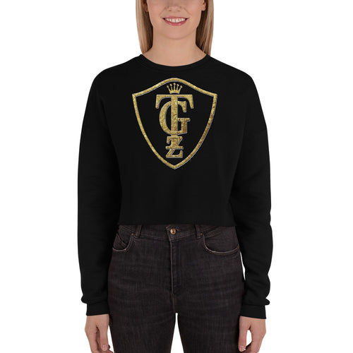 Premium Adult GTZ Classic Crown Collection (Gold) Crop Sweatshirt