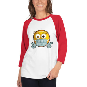 I Love Ya (Female) 3/4 sleeve shirt