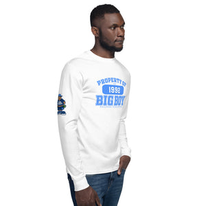 Men's Champion Premium Property Of Big Boy Records Blue (LS)  Shirt