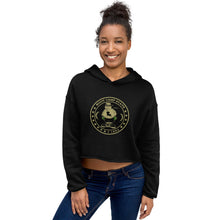 Load image into Gallery viewer, Women Premium Big Boy Records Logo Crest Crop Hoodie