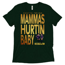Load image into Gallery viewer, Premium Adult Ghetto Twiinz- Mammas Hurtin Baby Shirt (SS)