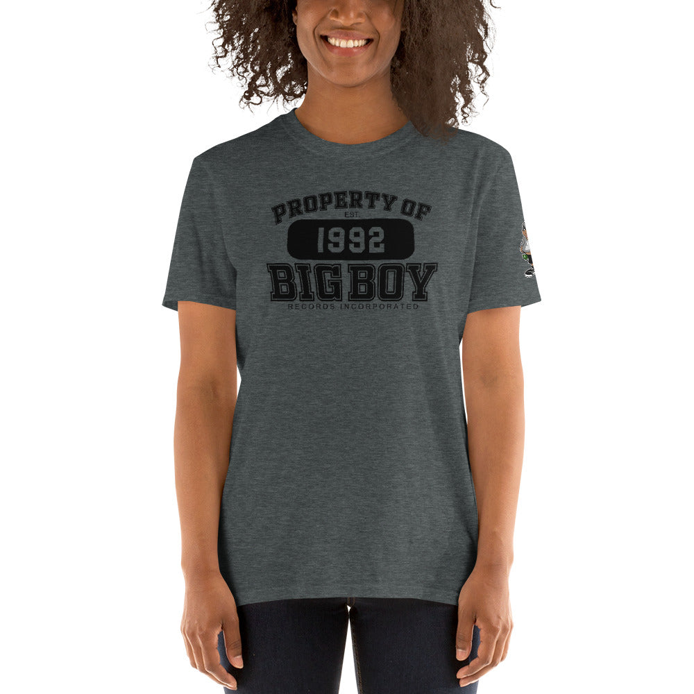 Unisex Property Of Big Boy Records (SS) T-Shirt