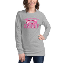 Load image into Gallery viewer, Premium Unisex Property Of Big Boy Records Pink (LS) Tee