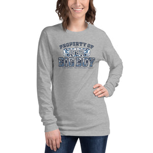 Unisex Property Of Big Boy Records Camouflage Blue Gear (LS) Shirt