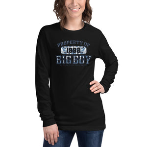 Unisex Property Of Big Boy Records Camouflage Blue Gear (LS) Shirt