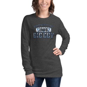 Unisex Property Of Big Boy Records Camouflage Blue Gear (LS) Shirt