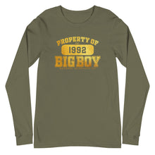 Load image into Gallery viewer, Premium Unisex Property Of Big Boy Records Gold (LS) Tee