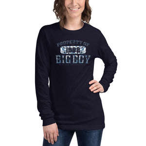 Unisex Property Of Big Boy Records Camouflage Blue Gear (LS) Shirt