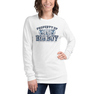Unisex Property Of Big Boy Records Camouflage Blue Gear (LS) Shirt