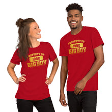 Load image into Gallery viewer, Unisex Property Of Big Boy Records Gold (SL) T-Shirt