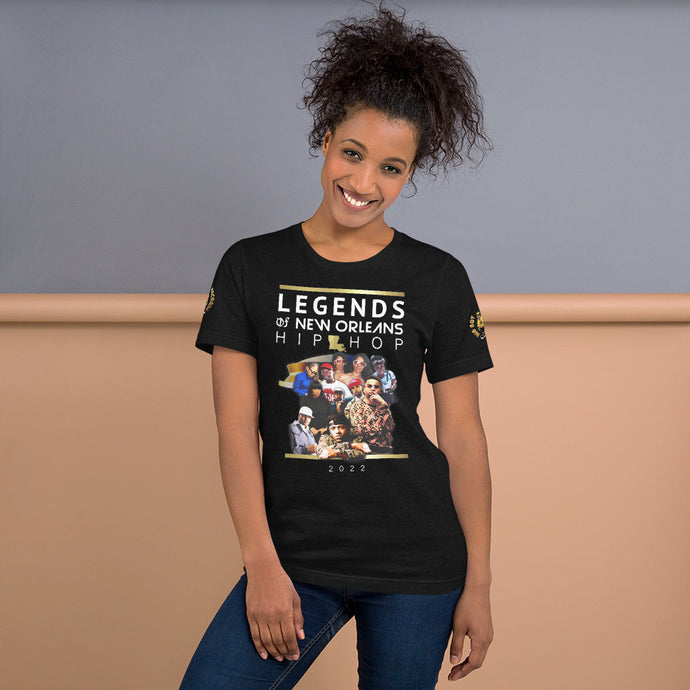 2022 Legends of New Orleans Hip Hop Unisex T-shirt