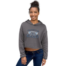 Load image into Gallery viewer, Premium Property Of Big Boy Records Camouflage Blue Gear Crop Hoodie