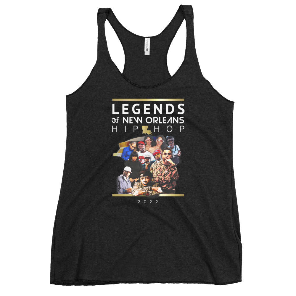 2022 Legends of New Orleans Hip Hop Women's Racerback Tank