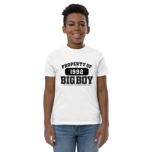 Youth 'Property Of Big Boy Records' jersey t-shirt